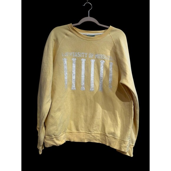 Vtg MV Sports University of Missouri MU Crewneck Sweatshirt Med Distressed READ - Picture 1 of 12